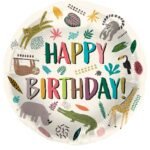 Folinis balionas HAPPY BIRTHDAY ZOO PARTY