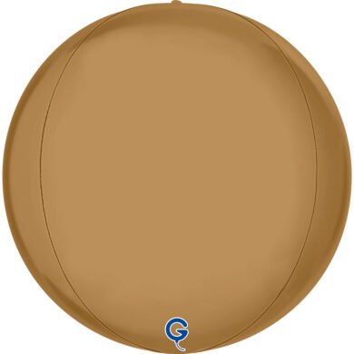Folinis balionas GLOBE SATIN CHAMPAGNE