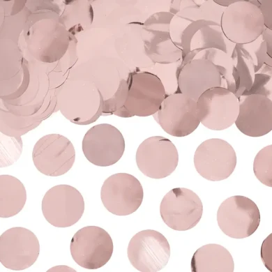 Konfeti CIRCLES ROSE GOLD 15g.